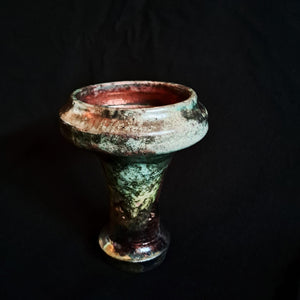 Small Raku handmade Smudge bowl Set| Rustic Copal burner | Ceremonial chalice for rituals | Raku copaleroa for Shamans |Smudge Bowl For Rituals