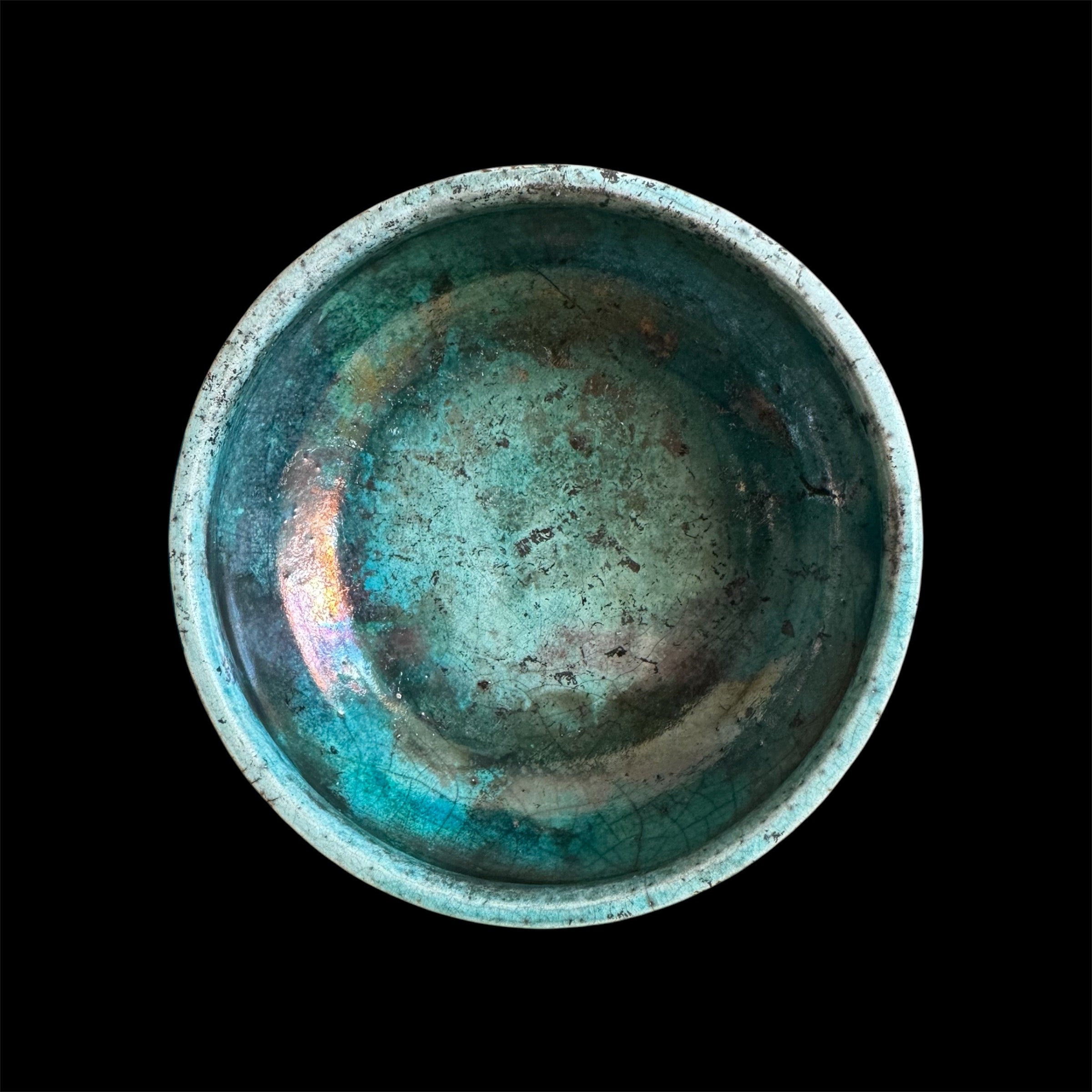 Raku Handmade Smudge Bowl | Rustic Copal Burner | Ceremonial Chalice For Rituals | Raku Copalero For Shamans | Resin Burner | Mexica | Aztec