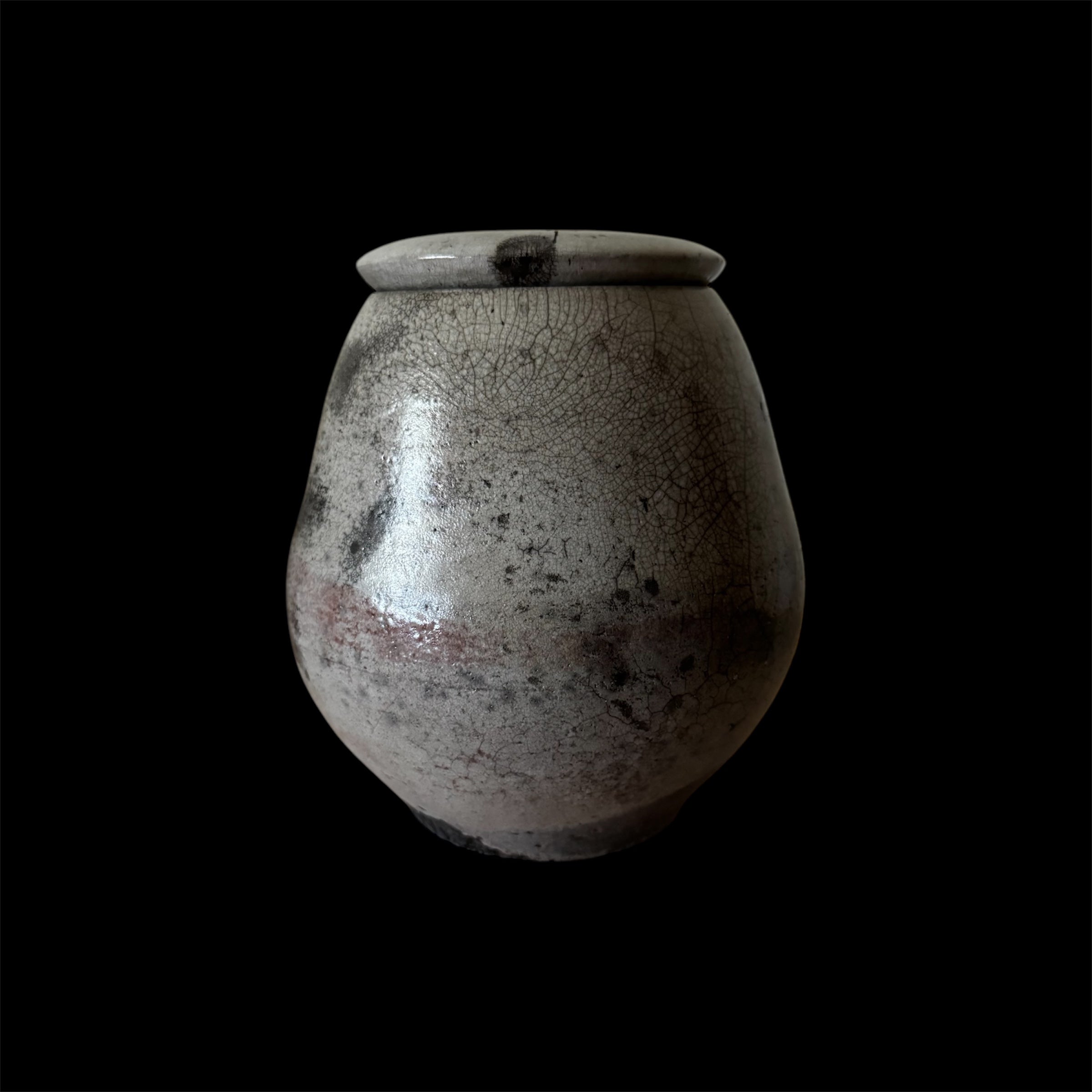 Raku Cremation Urn | Fine Art Raku Urn | HandCrafted Unique Urn | Unique Urn For Ashes | Cremation Urn