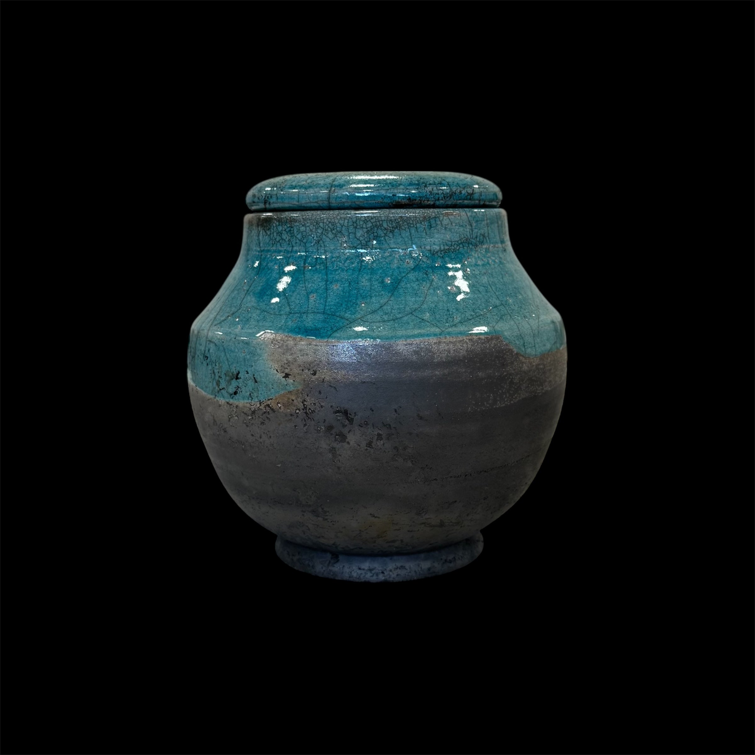 Lovers Urn Set | Companion Urns | Raku Ceramic Urns For Couple | Cremation Urn For Adults Set Of Two | One-of-a-Kind Urn | Raku Urn For Two