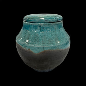 Lovers Urn Set | Companion Urns | Raku Ceramic Urns For Couple | Cremation Urn For Adults Set Of Two | One-of-a-Kind Urn | Raku Urn For Two
