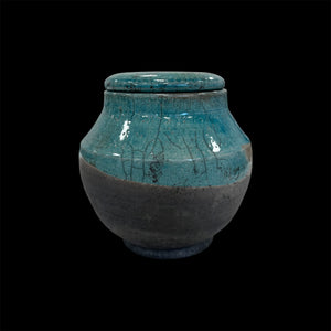 Lovers Urn Set | Companion Urns | Raku Ceramic Urns For Couple | Cremation Urn For Adults Set Of Two | One-of-a-Kind Urn | Raku Urn For Two