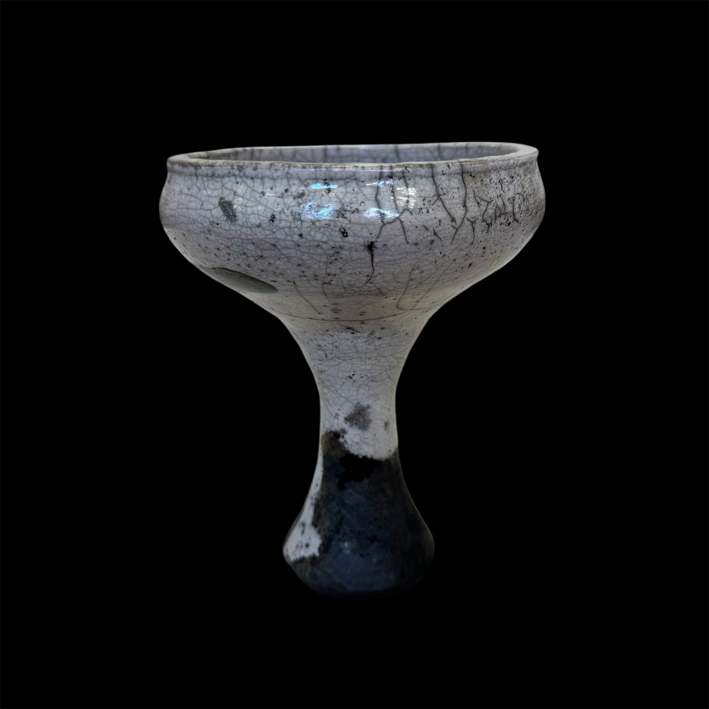 Raku Handmade Smudge Bowl | Rustic Copal Burner | Ceremonial Chalice For Rituals | Raku Copalero For Shamans | Resin Burner