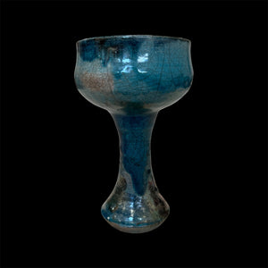 The Strong Earthy Copalera | Raku Handmade Smudge Bowl | Rustic Copal Burner | Ceremonial Chalice For Rituals | Raku Copalero For Shamans | Resin Burner | Mexica
