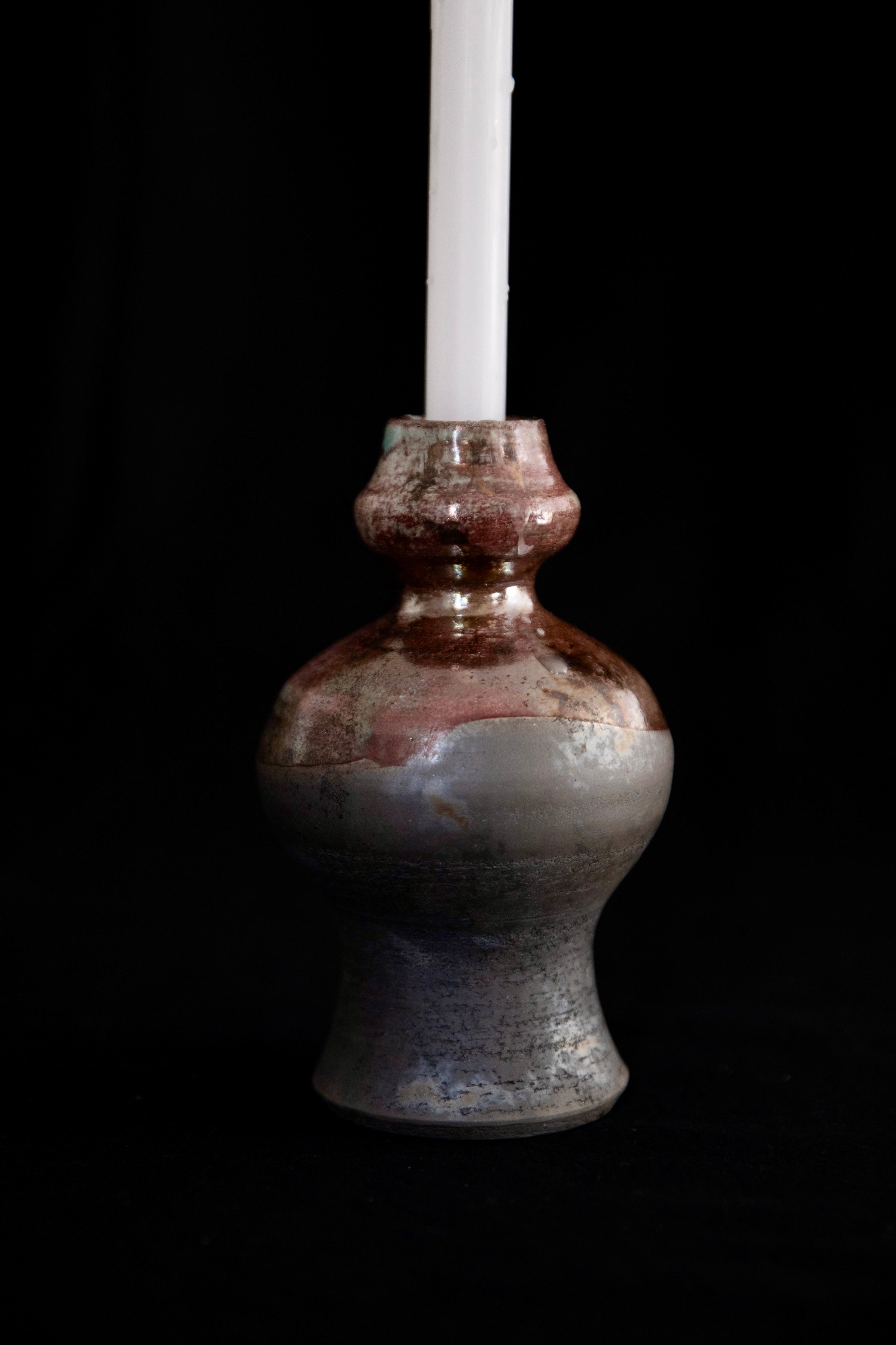 Raku Ceramic Candle Holder Made by Naiimpottery | Handmade Ceramic | Handcrafted Candle Holder