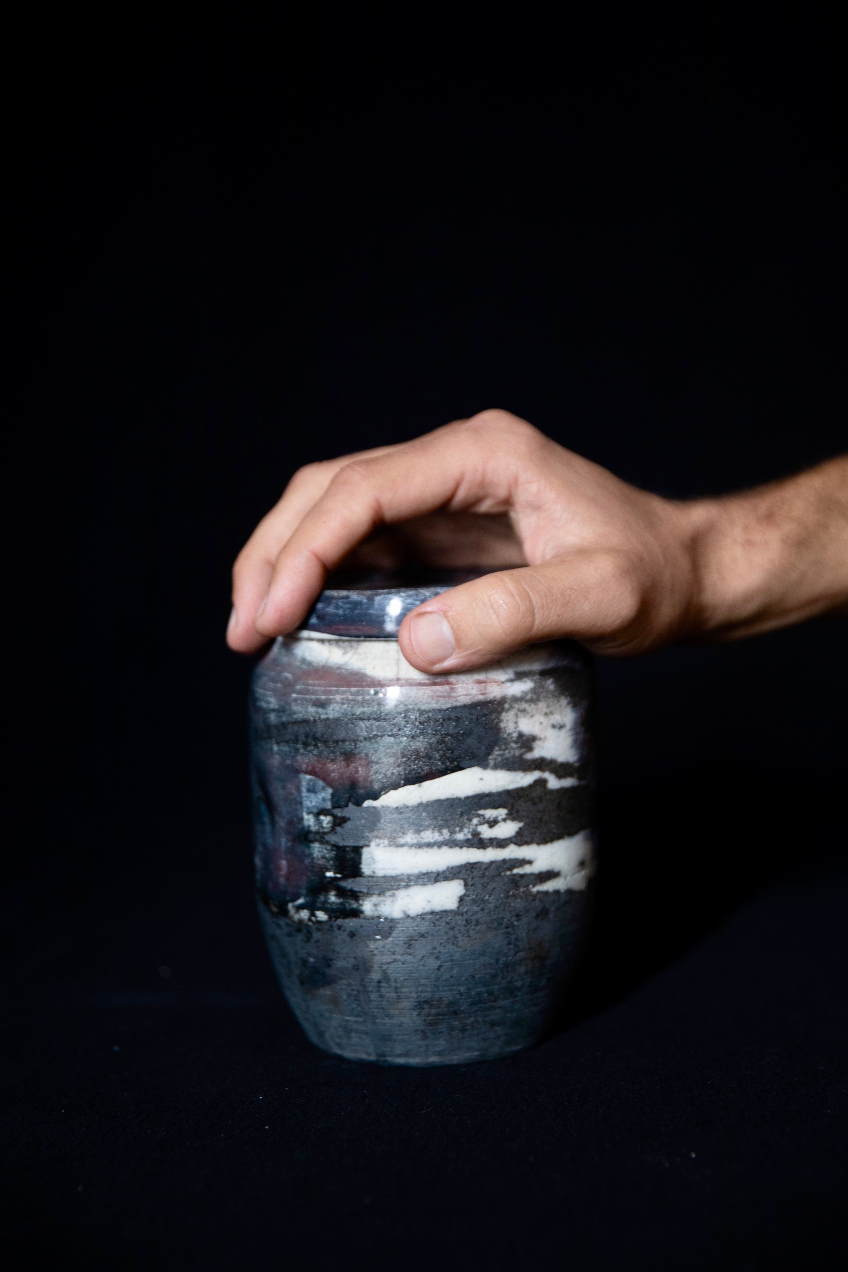Custom Cremation Urn | Fine Art Keepsakes | HandCrafted Unique Urn for Ashes | Unique Urn For Ashes | Cremation Urn | Pet Urn | Copper And Coal Raku Urn