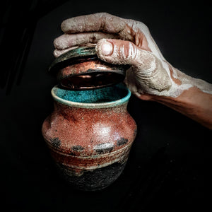 Raku Fired Urn for Pets | Pet Urns | Cremation Urn For Human Or Pet Ashes | Handmade Ceramic Keepsake | Wabi Sabi Urn | Raku Keepsake | 8