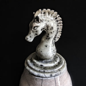 Chess Lovers Urn | Horse Head Urn for Human or Pet Ashes | Handmade Artistic Urn | Unique Urn | Artisan Urn | Horse Lovers | Wabi Sabi
