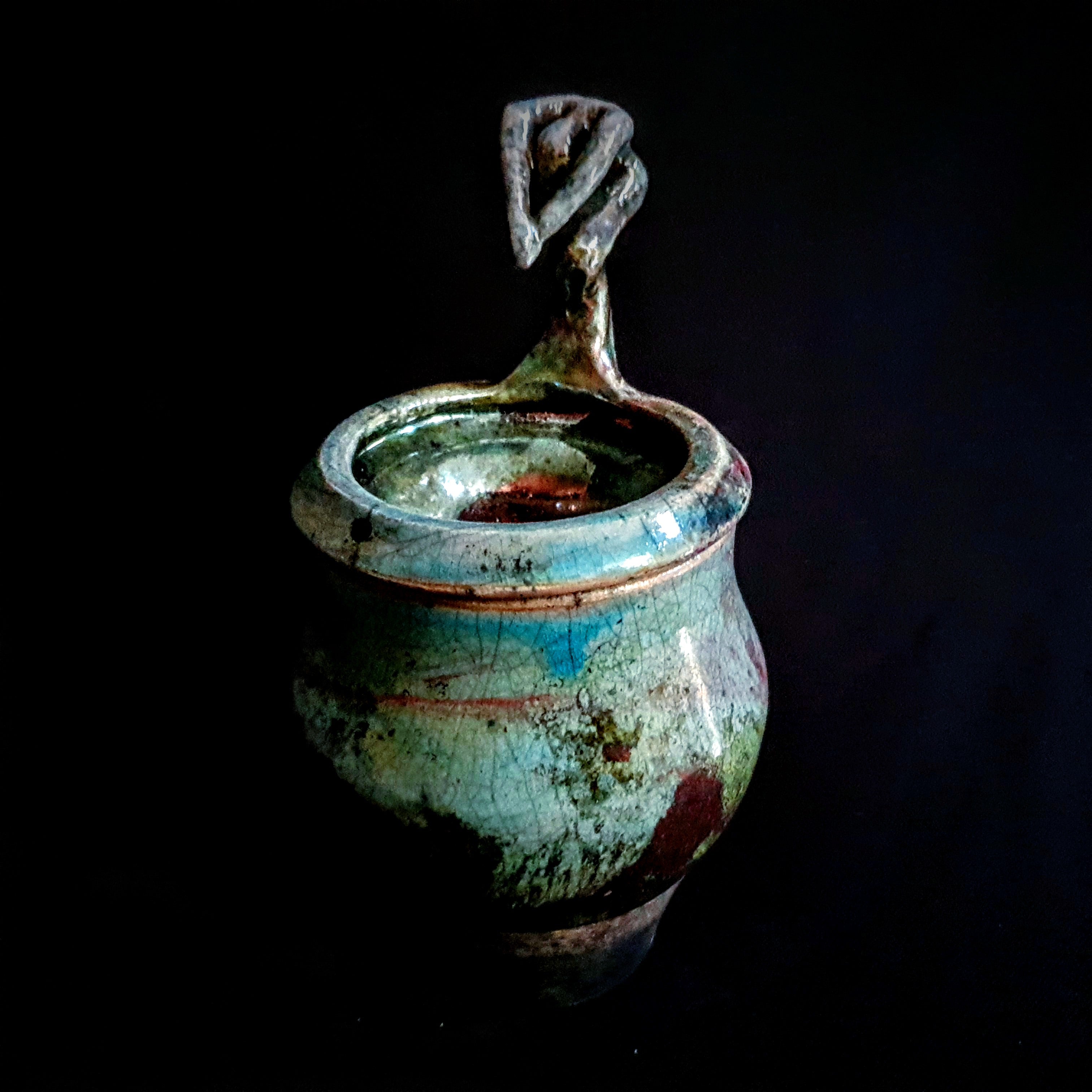 Unique Keepsake Urn | Swimmer Figurine Keepsake | One-of-a-Kind Handmade Ceramic Urn| Treasure Box | Urn for Your Loved One | Sculpture Urn
