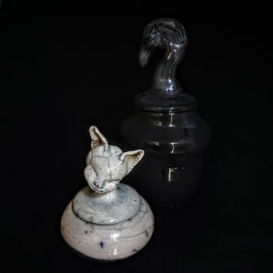 Black Horse Porcelain Urn | Chess Lovers Urn | Cremation Urn For Human Or Pet Ashes | Suitable For Human Or Pet | Unique Urn