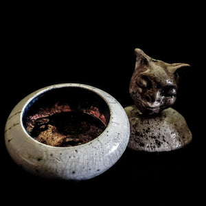 Unique Urn for Cat | Cat Figurine Keepsake Pet Urn | Cremation Urn For Human Or Pet Ashes | Urn for Ashes | Artistic urn | Wabi Sabi Urn