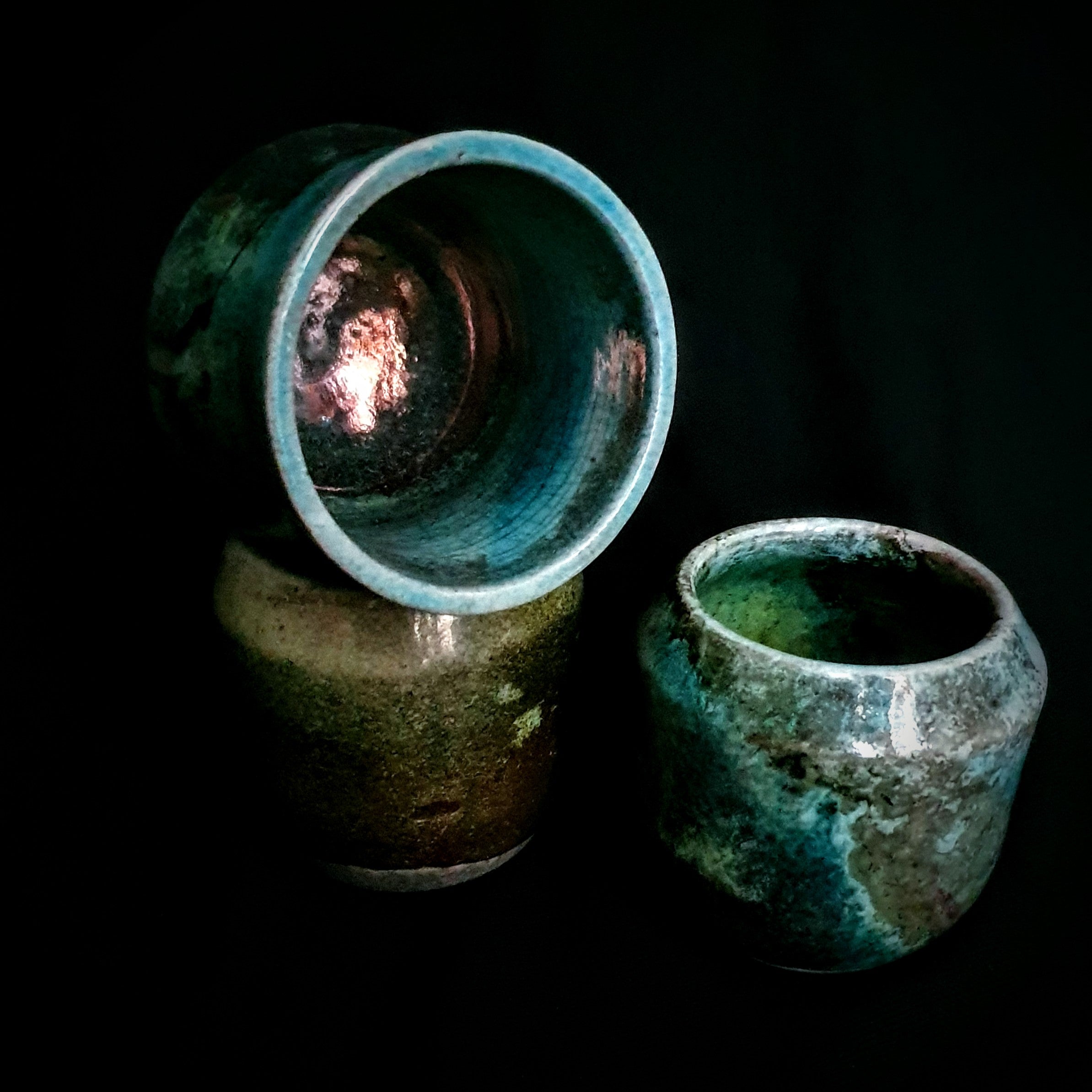 Art Urn for ashes "light" | Raku memorial candle | Yahrzeit candle holder | Jewish sympathy gift | Yizkor memorial candle | Made in Israel