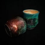 Art Urn for ashes "light" | Raku memorial candle | Yahrzeit candle holder | Jewish sympathy gift | Yizkor memorial candle| Handmade ART