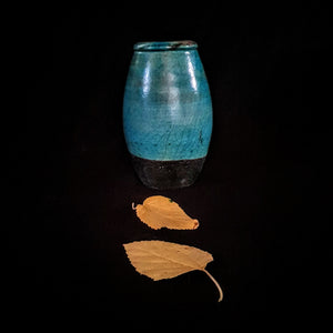 Turquoise Handmade Raku Urn | One of a Kind Ceramic Urn For Human Ashes | Wabi Sabi Urn | Artistic Unique Urns | Urne Pour Les Cendres | 8