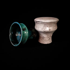 Turquoise Artistic Keepsake | Urn For Animals | Vintage Keepsake Box | Handmade Jewelry Box | Raku Urn | Cremation Urn For Human \ Pet Ashes