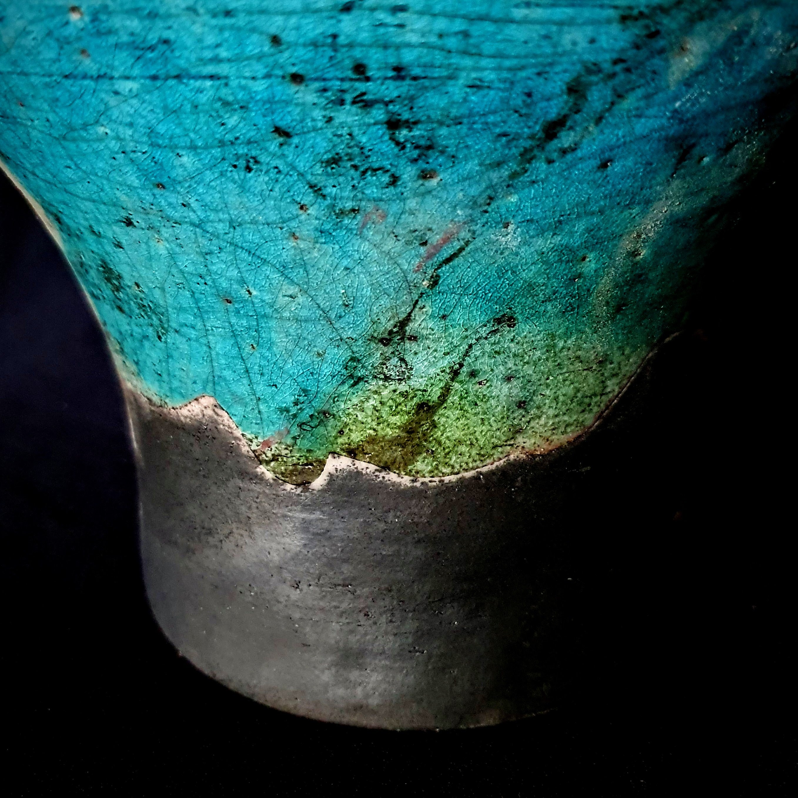 Wabi Sabi Vase | Handcrafted Raku Vase | Raku Pottery | Home Decor Vase | Unique Vase | Interiors Design | Fine art vase | Artistic Vase