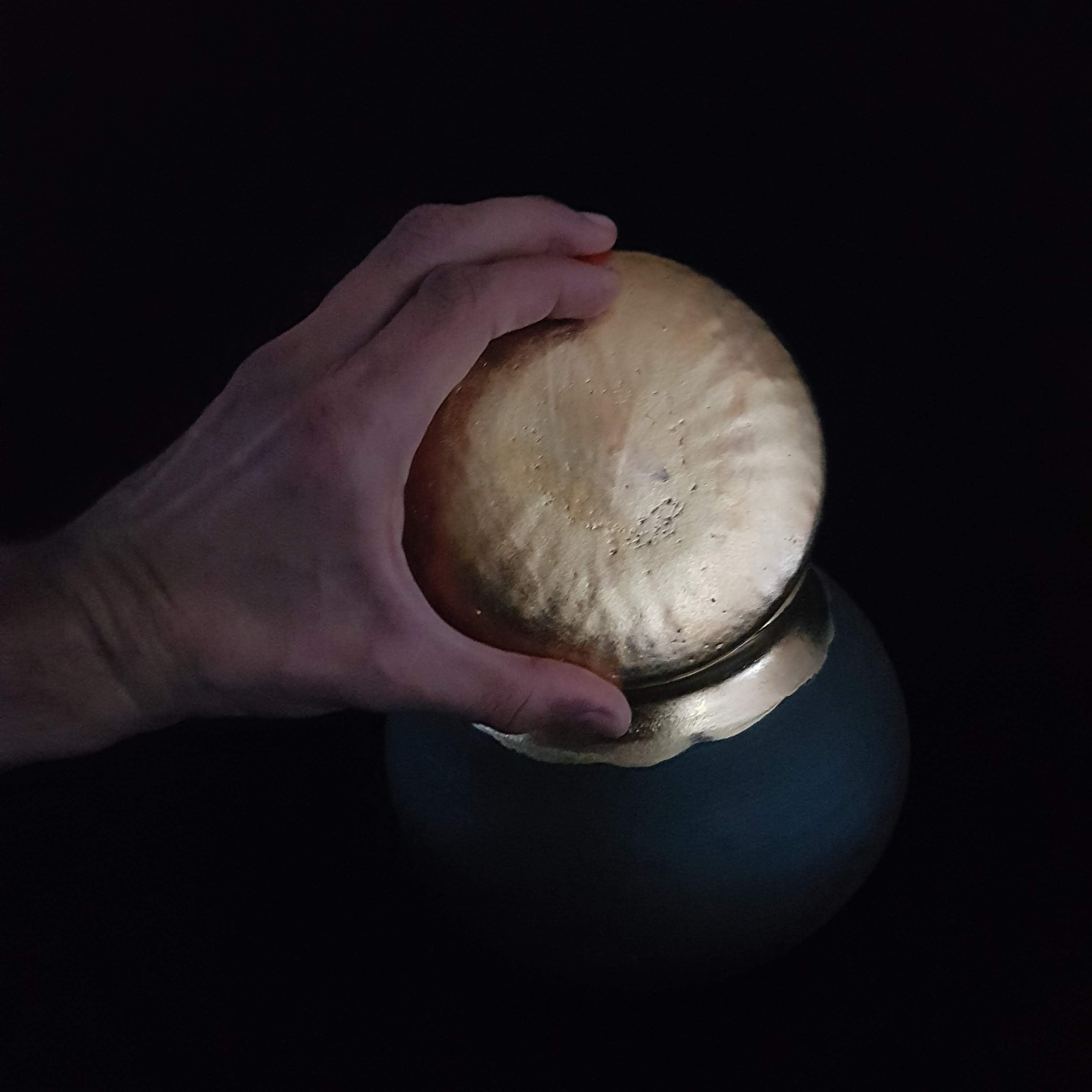 Black Cremation Urn |  Artistic Unique Urn | HandCrafted Unique Urn | Unique Urn For Ashes | Cremation Urn | Pet Urn | Gold Ceramic Urn | Black Cremation Urn