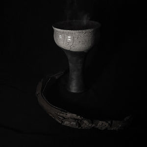 Raku Handmade Smudge Bowl | Rustic Copal Burner | Ceremonial Chalice For Rituals | Raku Copalero For Shamans | Resin Burner