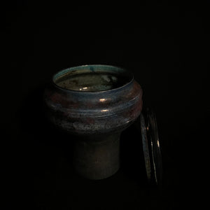 Blue Cremation Urn | Fine Art Keepsakes | HandCrafted Unique Urn | Unique Urn For Ashes | Cremation Urn | Pet Urn | canonic jar | vase
