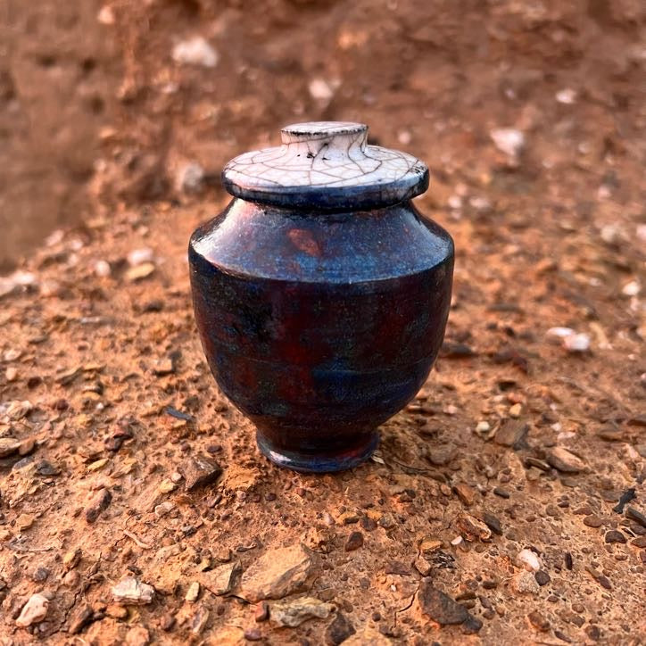 Handmade Ceramic Keepsake Urn | Keepsake for Ashes | Keepsake Cremation Urns | canopic jar | Wabi Sabi Urn | Unique keepsake | canonic jar